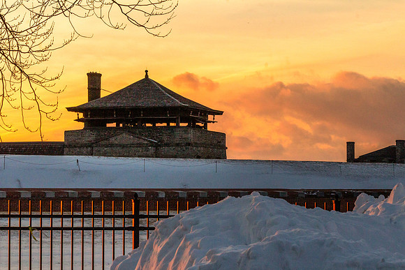Sunset on the Fort