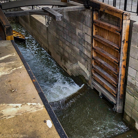 Lock Gate and Bateaux