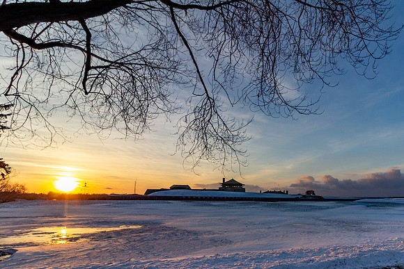 Sun Setting on Fort Niagara