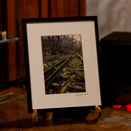 Trails End Sunrise (small framed print)