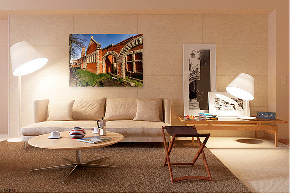 Union Station Lockport canvas print