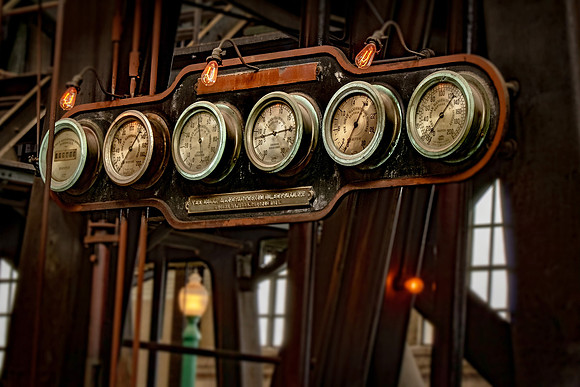 Gauges at the Pumphouse